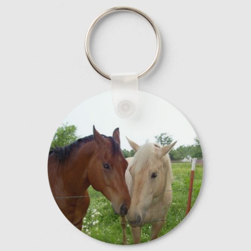 BFF Best Friends Forever _ Horses Keychain