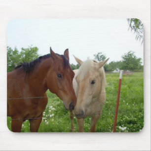BFF Best Friends Forever - Horses Mouse Pad