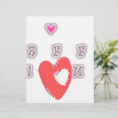 BFF. Best Friends Forever: I love You Text Quote  (Standing Front)