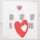 BFF. Best Friends Forever: I love You Text Quote  (Front/Back)