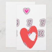 BFF. Best Friends Forever: I love You Text Quote  (Front/Back)
