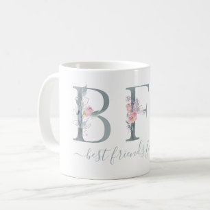 BFF Best Friends Forever Photo Modern Typography Coffee Mug