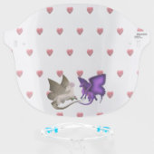 BFF Butterfly Dragon Face Sheild Shield (Front w/Glasses)