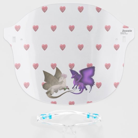 BFF Butterfly Dragon Face Sheild Shield (Front w/Glasses)