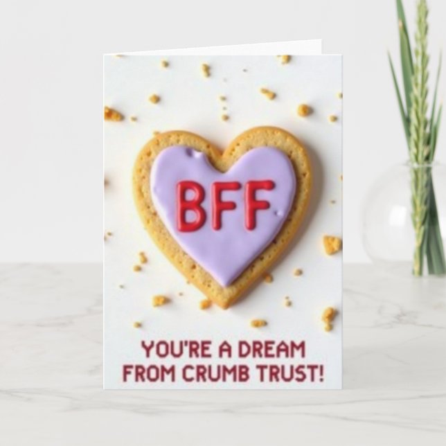 Bff Cookie Friendship Card (Front)