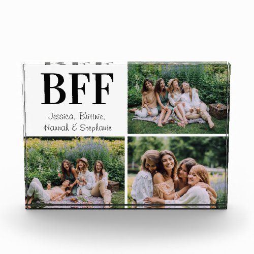 BFF Custom Collage Photo Block