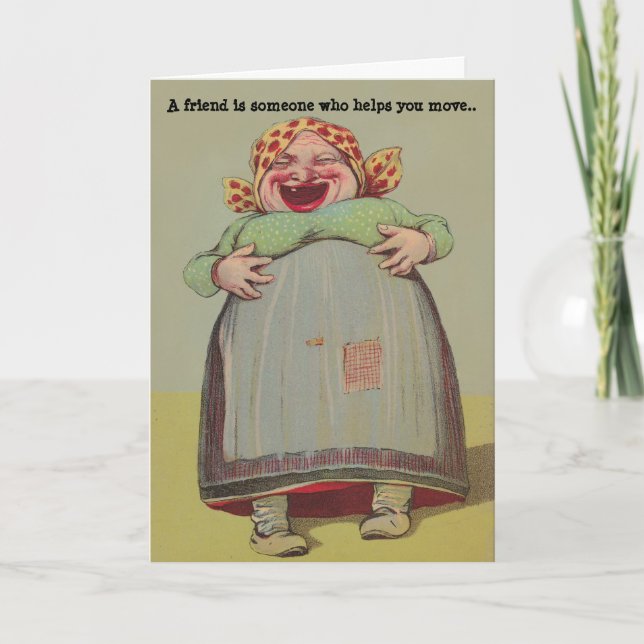 BFF fun playful humor LOL Lady Friendship Secrets Card (Front)