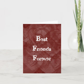 BFF - Grunge Style Valentine Card