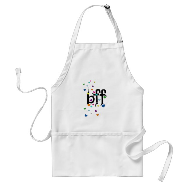 bff ~ hearts adult apron (Front)