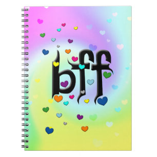 bff ~ hearts notebook