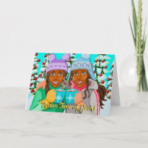 BFF Holiday Greeting Card