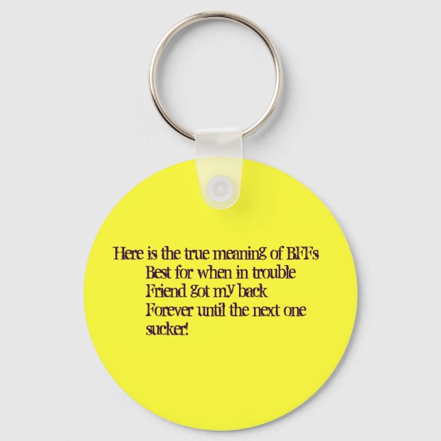 BFF key chain (Front)