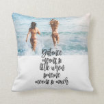 BFF Long Distance Friendship Friends Gift Throw Pillow<br><div class="desc">BFF Long Distance Friendship Friends Gift</div>