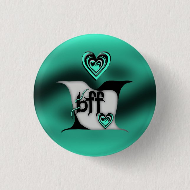 bff ~ lovebirds button (Front)