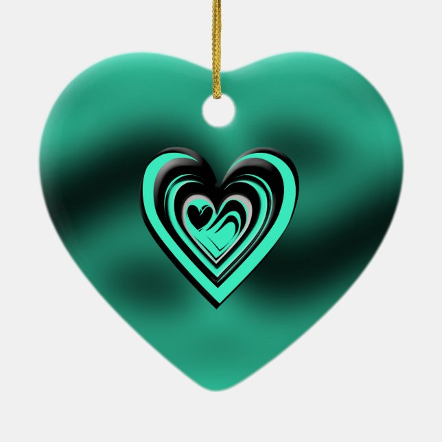 bff ~ lovebirds ceramic ornament (Back)