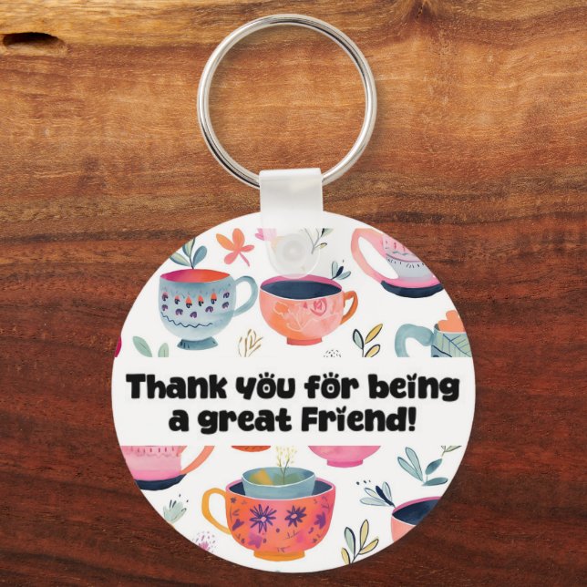 BFF merchandise Keychain (Back)
