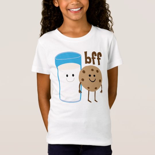 BFF Milk & Cookies Shirt | Zazzle.com