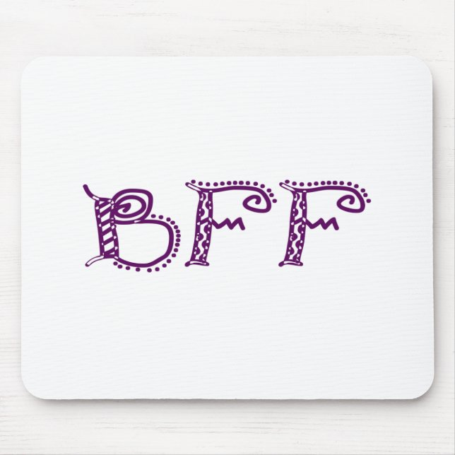 Bff Mouse Pad (Front)
