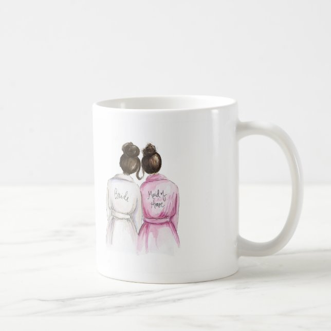 BFF Mug Dk Br Bun Bride Dk Br Bun MOH (Right)