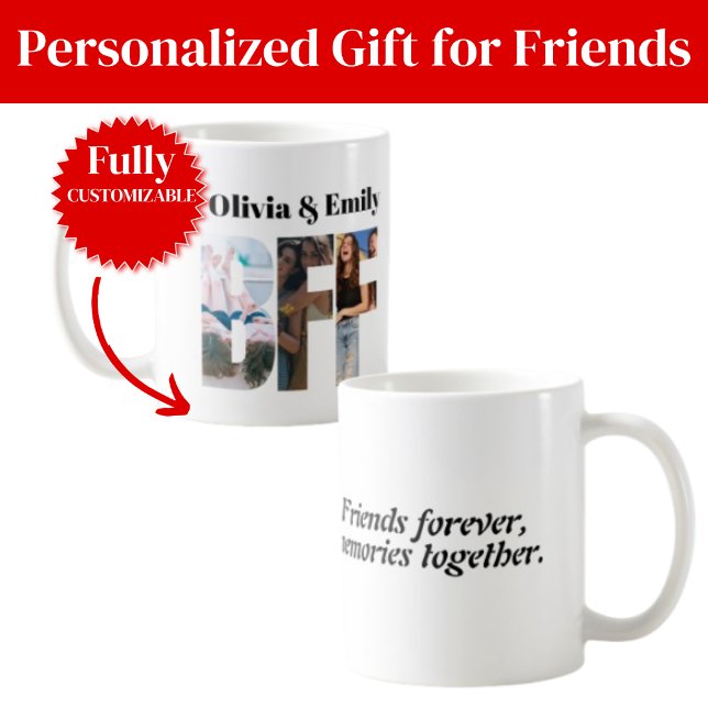 BFF Photo Coffee Mug – Personalized Gift (BFF Photo Coffee Mug – Personalized Gift
)