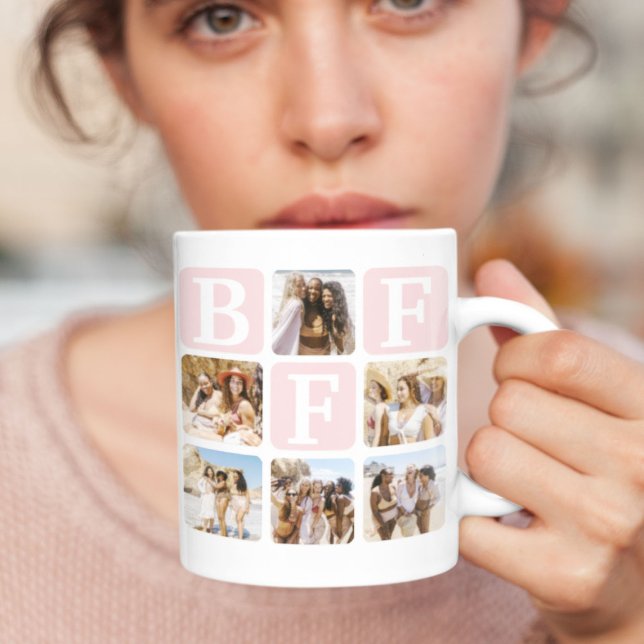 BFF Photo Collage Friendship Mug (Creator Uploaded)