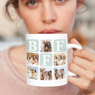 BFF Photo Collage Friendship Mug