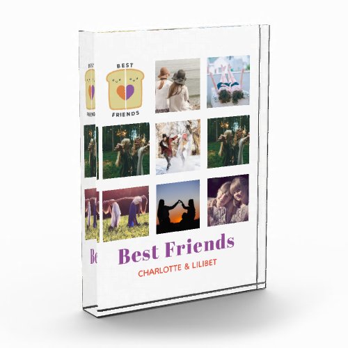 BFF Photo Collage Gift Peanutbutter Jelly Sandwich