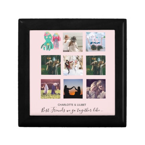 BFF Photo Collage Jellyfish Octopus Custom Gift Gift Box