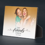 BFF Photo Gift Besties Best Friends Modern Trendy Plaque<br><div class="desc">BFF Photo Gift Besties Best Friends Modern Trendy</div>