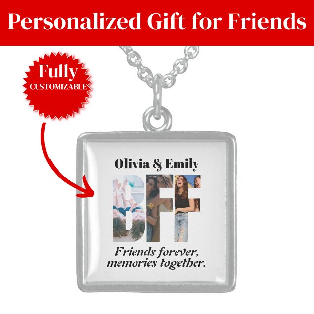 BFF Photo Necklace – Personalized Gift (BFF Photo Necklace – Personalized Gift)