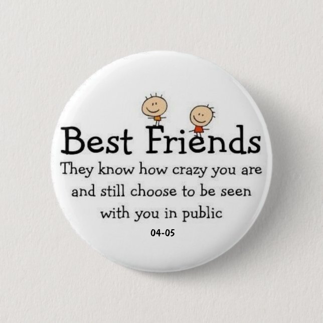 BFF PINBACK BUTTON (Front)