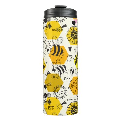 BFF Queen Bee Gifts For Besties Save The Bees Thermal Tumbler