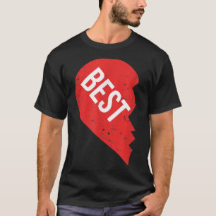 BFF Tees Best Half Of Heart Best Friends