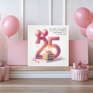 BFFR Little Sister's 25th Birthday Card