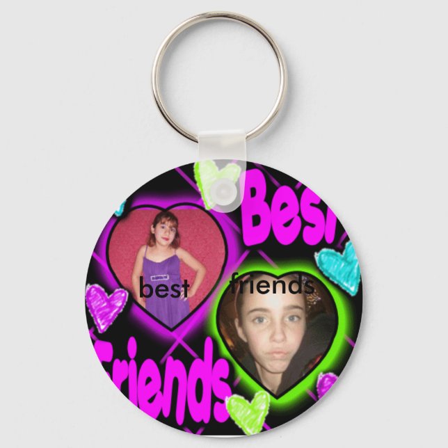 bffs, best, friends keychain (Front)