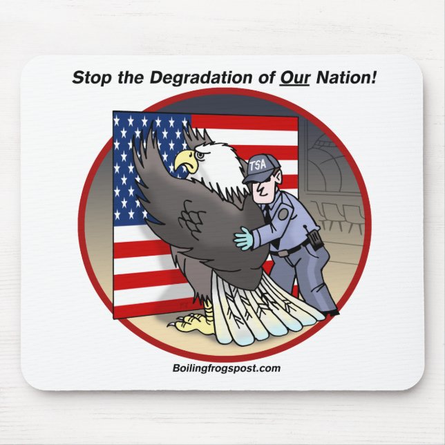BFP "Stop the Degradation" mousepad light (Front)