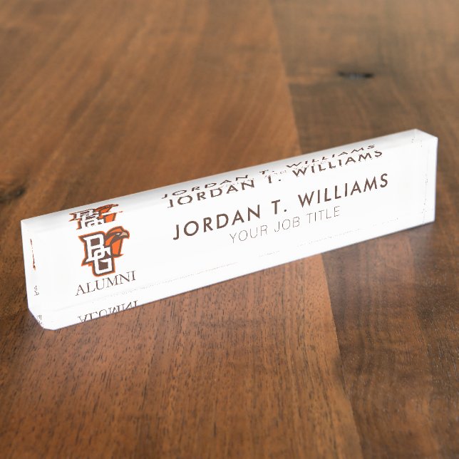 BG Alumni Desk Name Plate (Side)