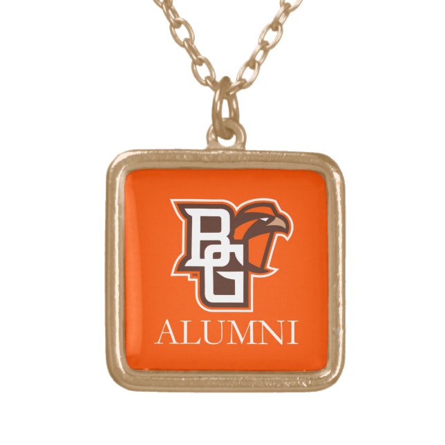 BG Alumni Gold Plated Necklace (Front)