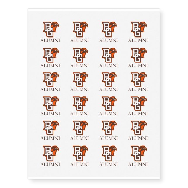 BG Alumni Temporary Tattoos (Front)