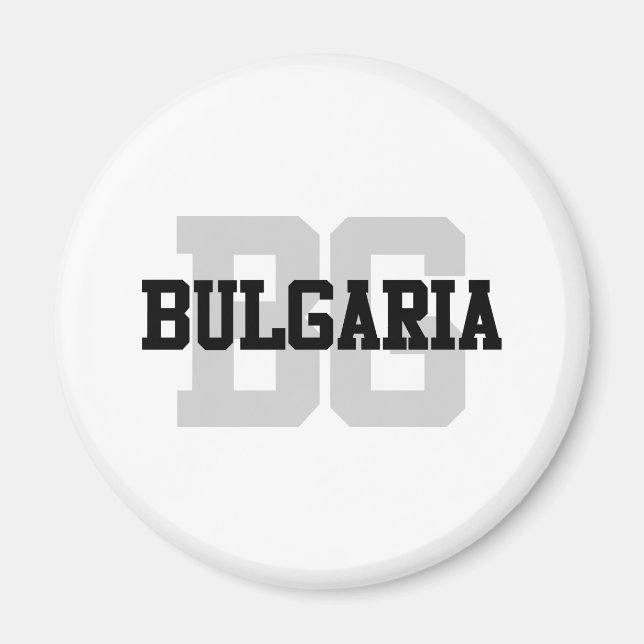 BG Bulgaria Magnet (Front)