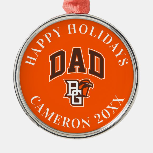 BG Dad Metal Ornament (Front)