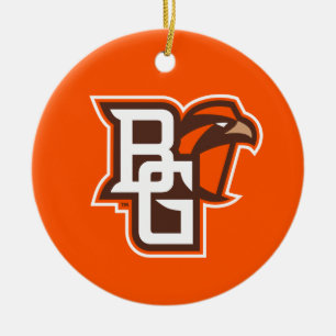 BG Falcons Ceramic Ornament