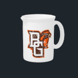 BG Falcons Distressed Beverage Pitcher<br><div class="desc">Check out these Bowling Green State University Designs! Show off your BGSU pride with these new University products. These make the perfect gifts for the Bowling Green student, alumni, family, friend or fan in your life. All of these Zazzle products are customizable with your name, class year, or club. Talons...</div>