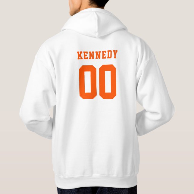BG Falcons Distressed Hoodie (Back)