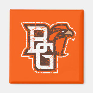 BG Falcons Distressed Magnet