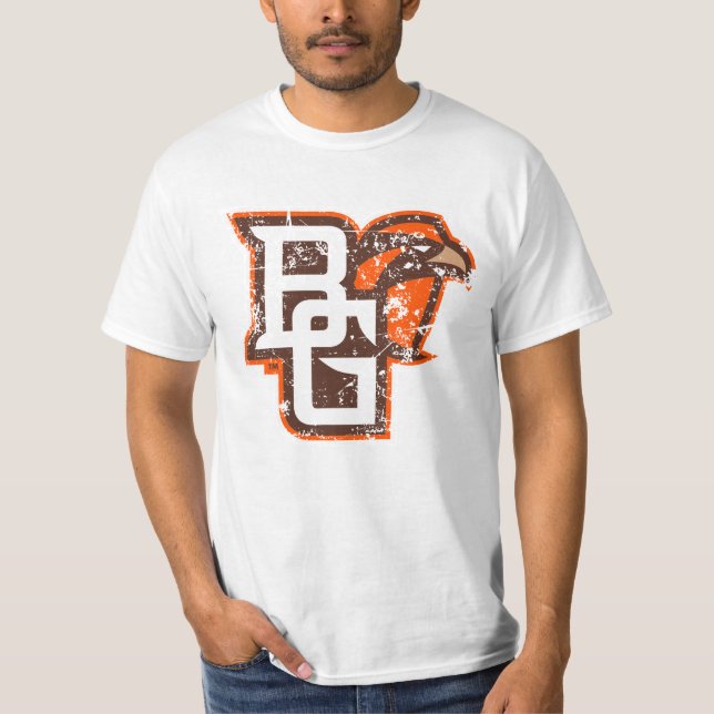 BG Falcons Distressed T-Shirt (Front)