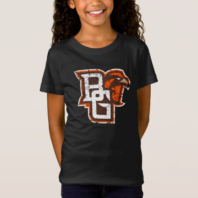 BG Falcons Distressed T-Shirt (Front)