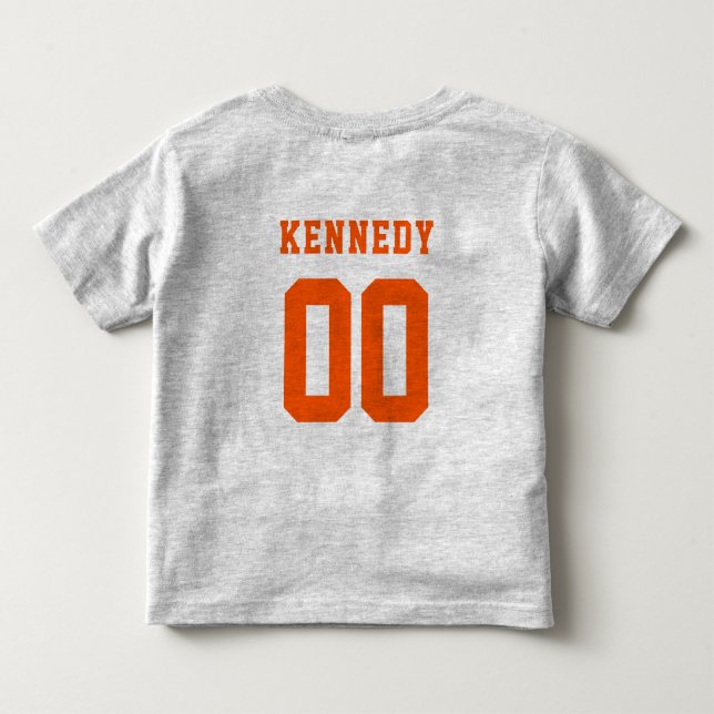 BG Falcons Distressed Toddler T-shirt (Back)
