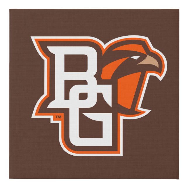 BG Falcons Faux Canvas Print (Front)