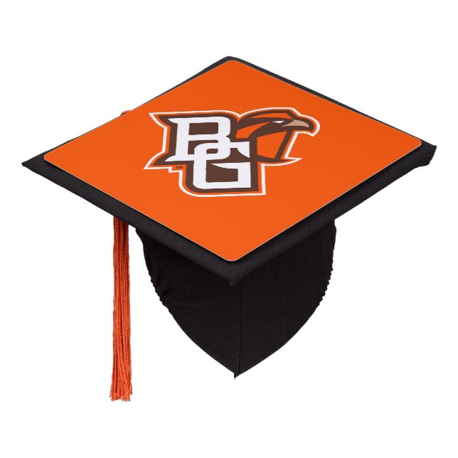 BG Falcons Graduation Cap Topper (Angled)